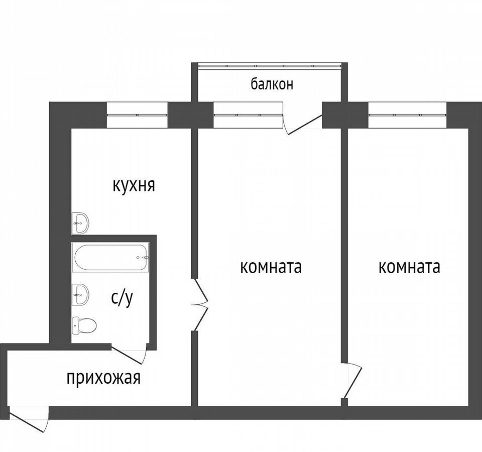 квартира г Красноярск р-н Октябрьский ул Высотная 25 фото 13