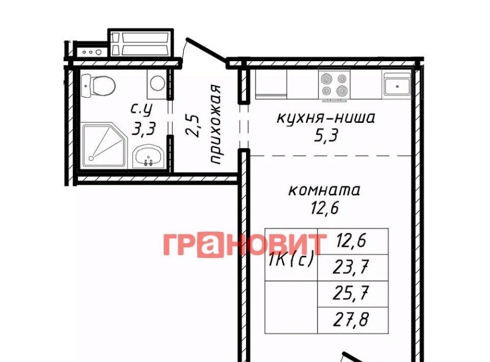 квартира г Новосибирск ул Связистов 162/1 Площадь Маркса фото 2