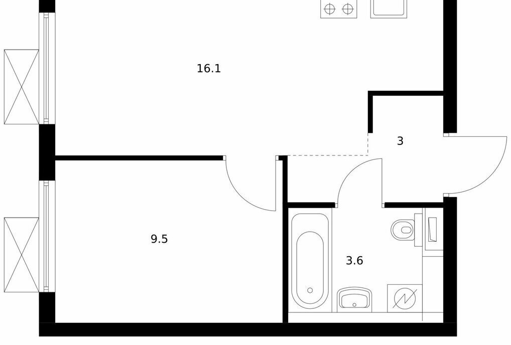 квартира г Москва метро Кантемировская б-р Кавказский 51к/2 фото 1