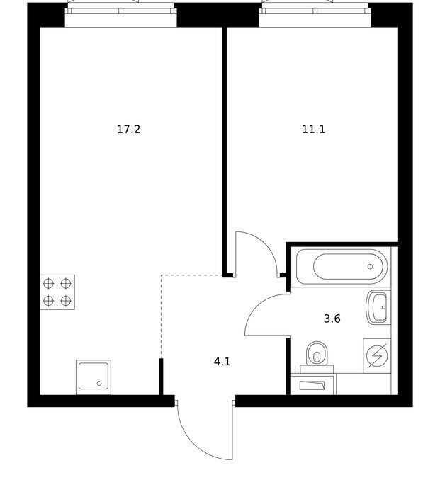 квартира г Москва метро Кантемировская б-р Кавказский 51к/2 фото 1