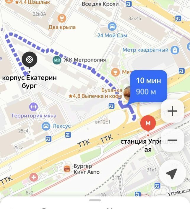 квартира г Москва метро Волгоградский проспект пр-кт Волгоградский 32/5к 3 муниципальный округ Южнопортовый фото 4