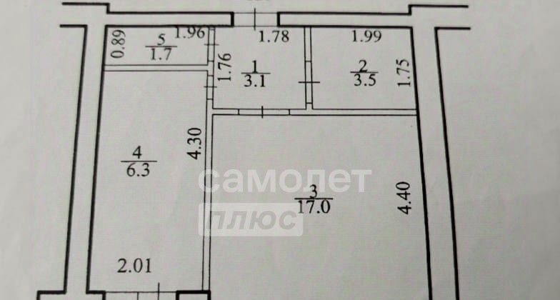 квартира г Салават б-р Салавата Юлаева 6 фото 14