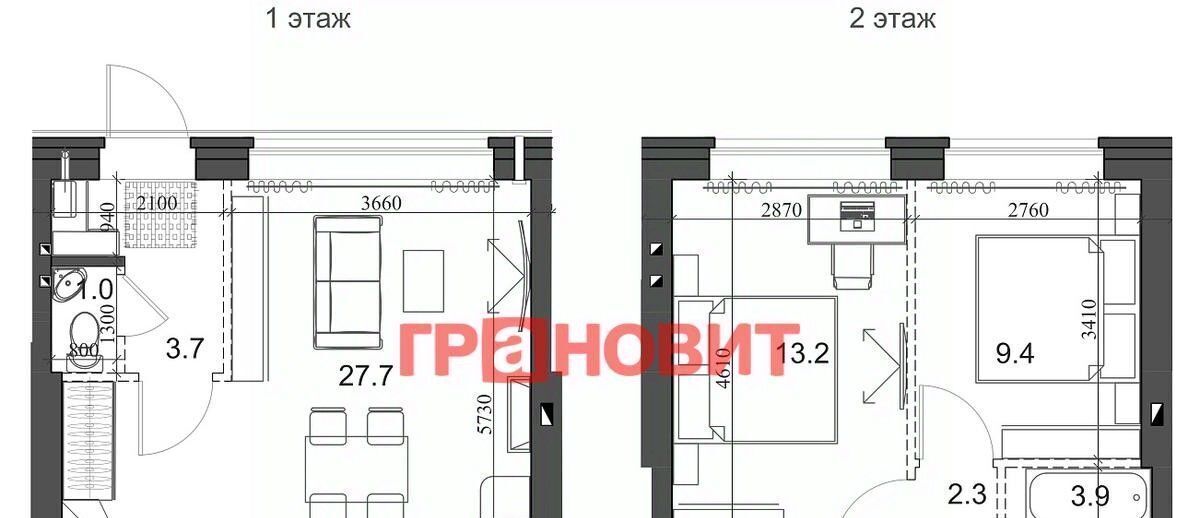 квартира п Элитный р-н мкр Березки КП «Берёзки-Элитный» сельсовет, 173, Мичуринский фото 2