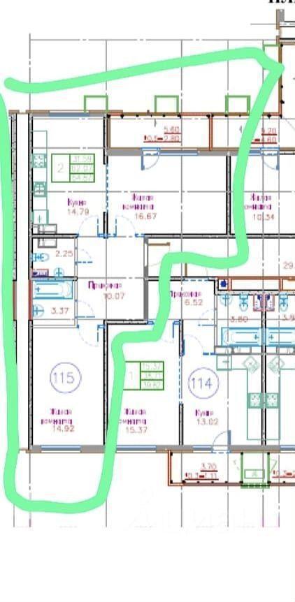 квартира г Краснодар р-н Прикубанский ул Питерская 40 ЖК Новелла фото 2