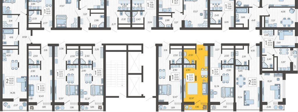 квартира г Сочи р-н Хостинский ЖК «Кислород» 12 Хостинский район фото 2