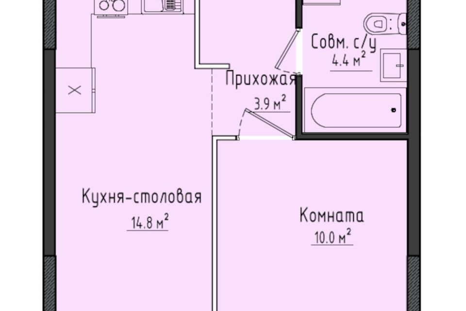 квартира Жилой комплекс Город оружейников, Завьяловский район, Первомайский фото 1