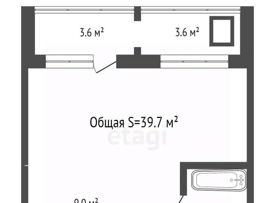 квартира г Барнаул р-н Центральный ул Нагорная 6-я 15г/1к 2 фото 12