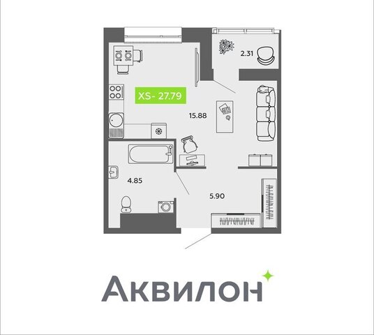 р-н Октябрьский округ проезд Приорова Н.Н. 4с/1 ЖК «Аквилон Нагорная» фото