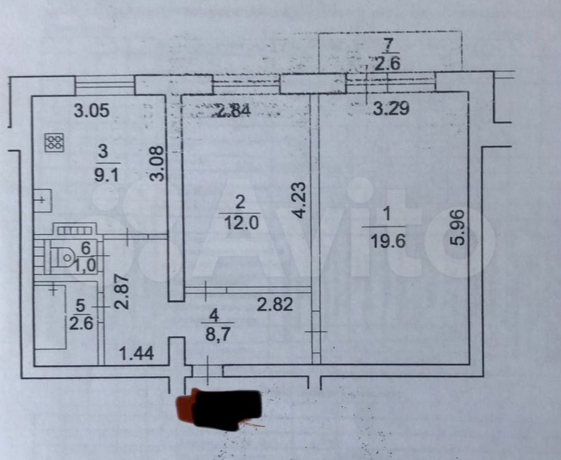 квартира г Нефтекамск ул Ленина 39а фото 3