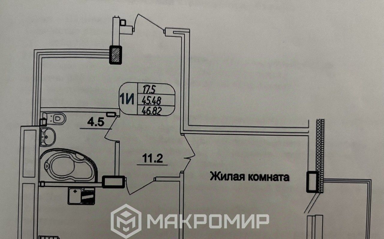 квартира г Казань р-н Советский Суконная слобода тракт Сибирский 13 фото 2