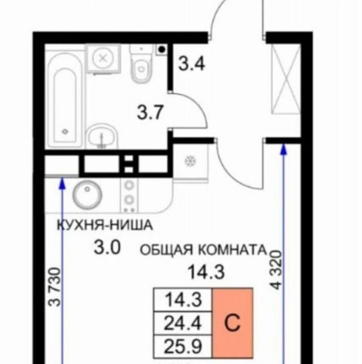 квартира г Краснодар р-н Прикубанский ул им. Героя Ростовского 8к/5 ЖК «Ракурс» фото 1