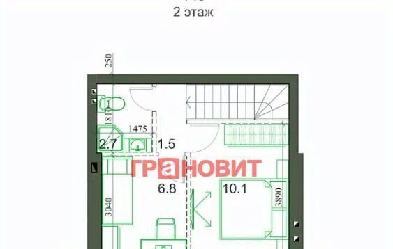 квартира р-н Новосибирский п Элитный р-н мкр Березки сельсовет, 181, Мичуринский фото 2