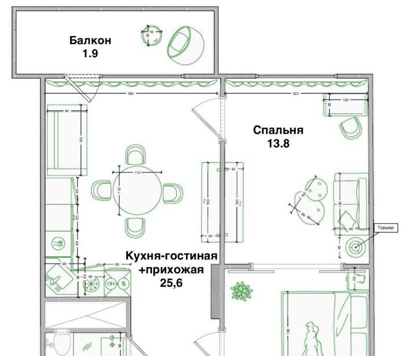 квартира г Казань Козья слобода ул Сибгата Хакима 51 фото 30