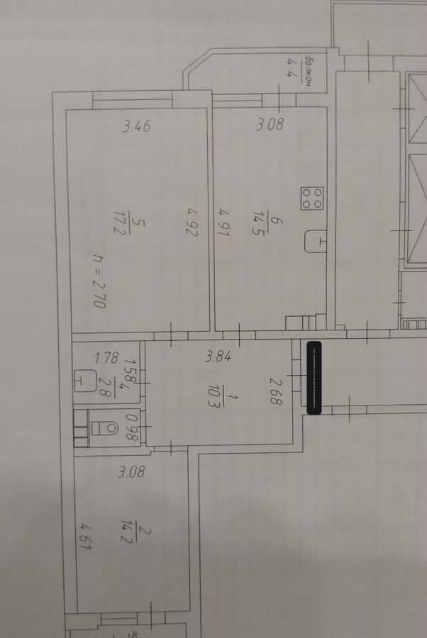 квартира г Краснодар р-н Прикубанский ул им. Жлобы 139 ЖК «Севастопольский» фото 15