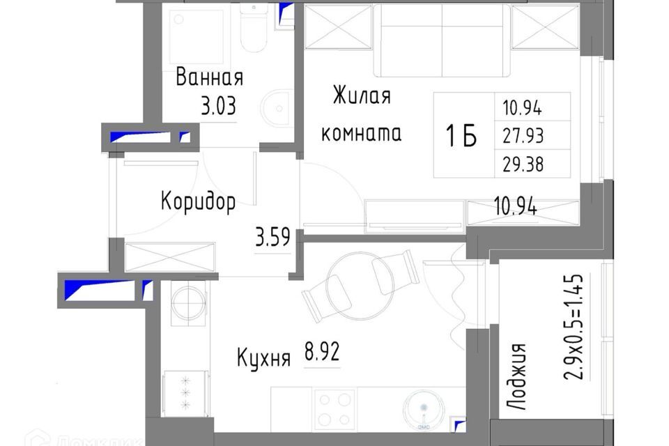 квартира г Ростов-на-Дону р-н Советский Западный пр-кт Стачки 215б Ростов-на-Дону городской округ фото 1