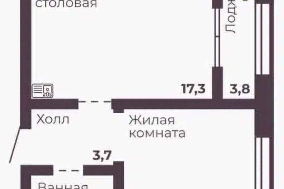 квартира г Челябинск р-н Тракторозаводский пр-кт Ленина 4д Челябинский городской округ фото 2