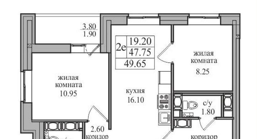 квартира г Санкт-Петербург п Парголово ул Заречная 38к/2 метро Парнас фото 12