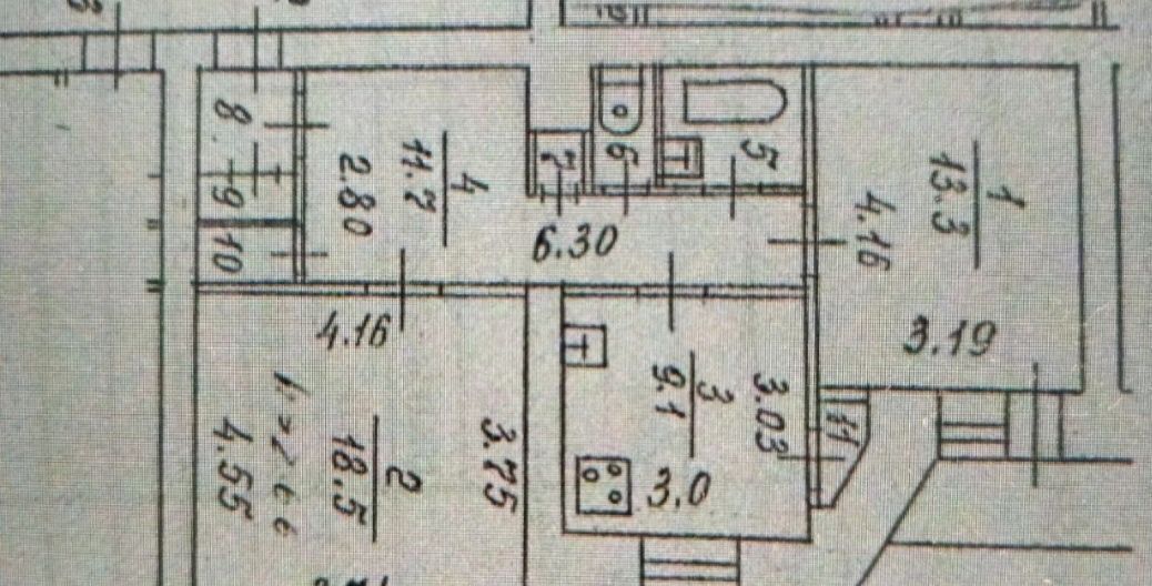 квартира г Норильск ул Орджоникидзе 2 фото 1