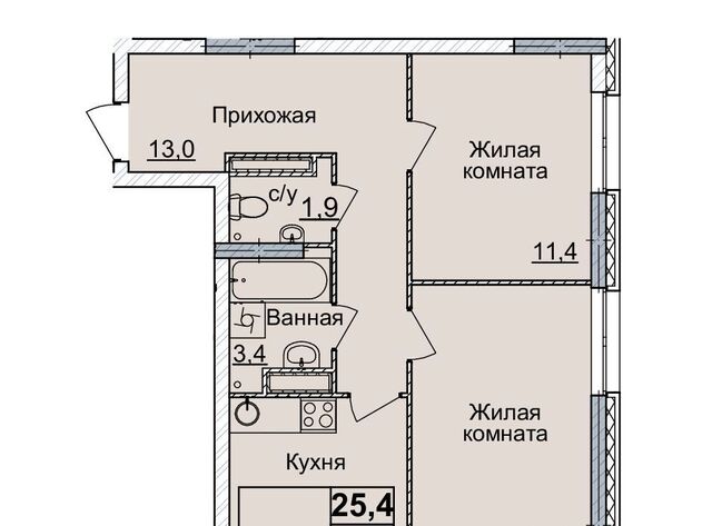 р-н Нижегородский Горьковская ЖК «Горизонты Нижнего» фото