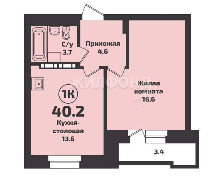 квартира г Новосибирск р-н Калининский пр-кт Красный 331 Заельцовская фото 1