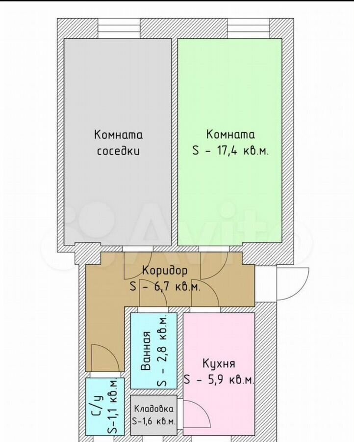 комната г Ростов-на-Дону р-н Кировский ул Седова 16 фото 8