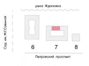 квартира г Санкт-Петербург метро Крестовский Остров пр-кт Петровский 9к/2 округ Петровский фото 2