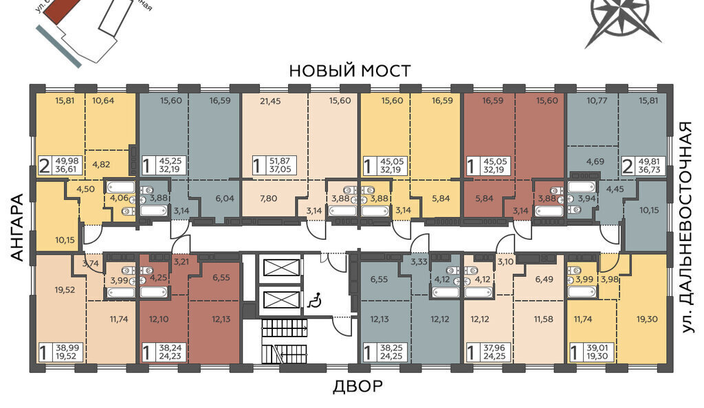 квартира г Иркутск ул 6-я Советская 2 Октябрьский административный округ фото 3