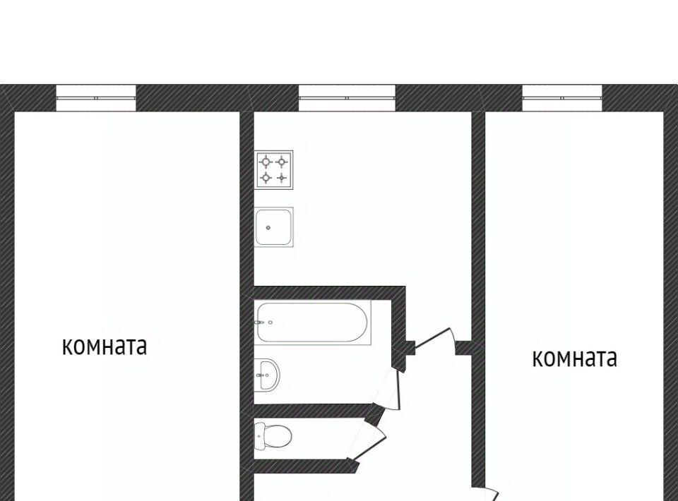 квартира г Калуга р-н Октябрьский ул Майская 8 фото 2