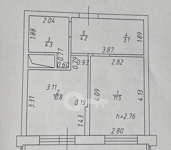 квартира г Казань р-н Советский Суконная слобода ул Аделя Кутуя 100 фото 2