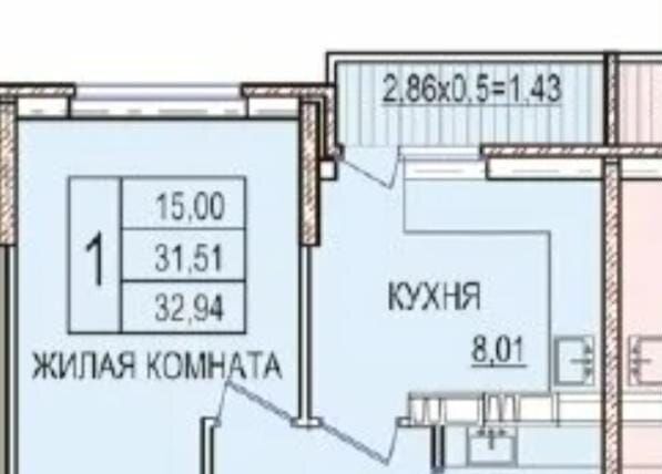 квартира г Краснодар р-н Карасунский микрорайон Камвольно-Суконный Комбинат ул Магистральная 11к/1 фото 1