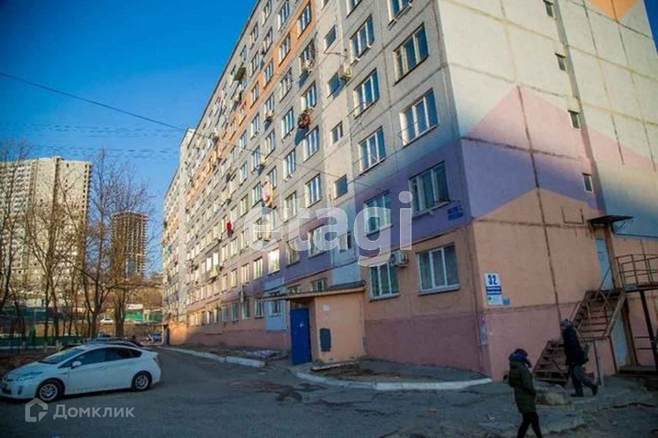 квартира г Владивосток р-н Первомайский ул Надибаидзе 32 Владивостокский городской округ фото 2