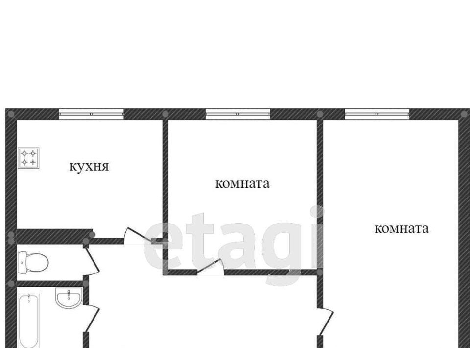 квартира г Сургут ул Нефтяников 8/1 фото 2