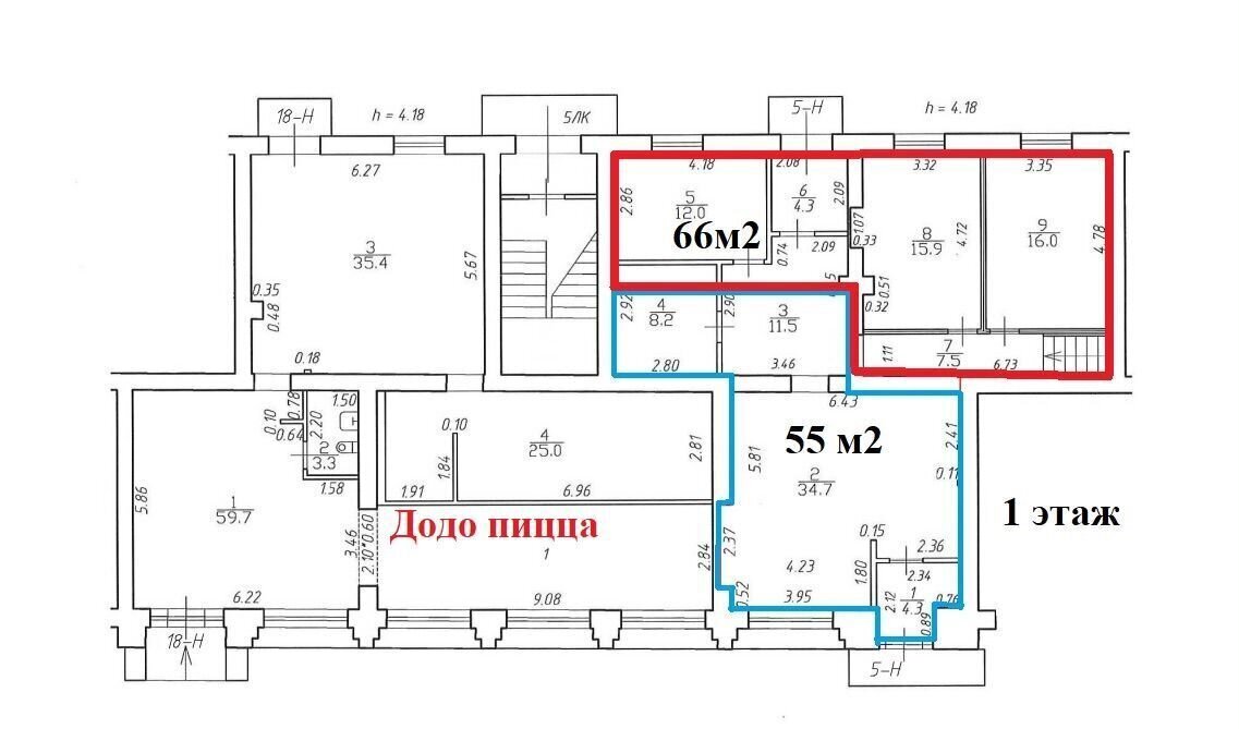 торговое помещение г Санкт-Петербург метро Приморская ул Наличная 22 округ Гавань фото 4