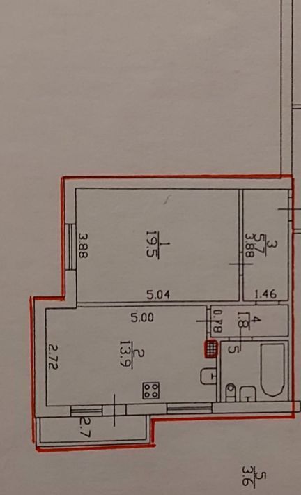 квартира г Санкт-Петербург метро Ломоносовская пр-кт Искровский 40 округ № 54 фото 1