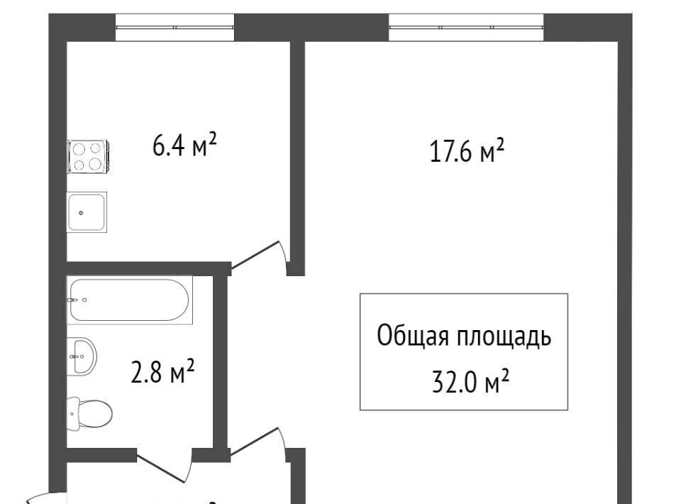 квартира г Томск р-н Кировский ул Дзержинского 59 фото 20