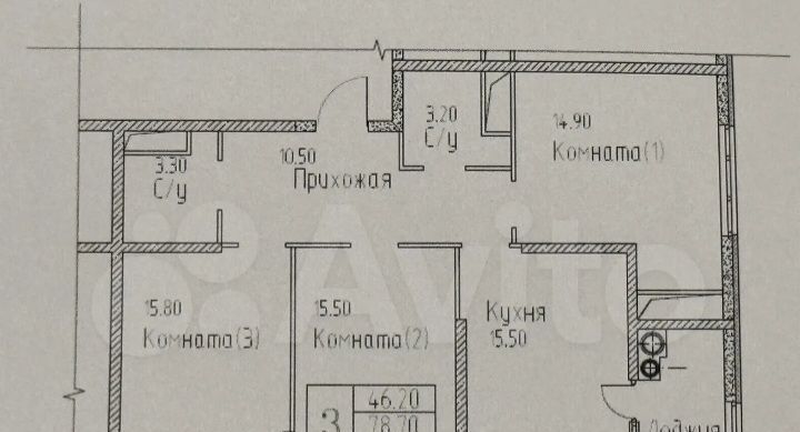 квартира г Ставрополь р-н Октябрьский ул Гражданская 1/1 квартал «Красный металлист» фото 1