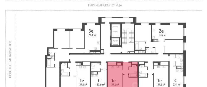 квартира г Санкт-Петербург метро Ладожская ул Партизанская округ Большая Охта фото 2