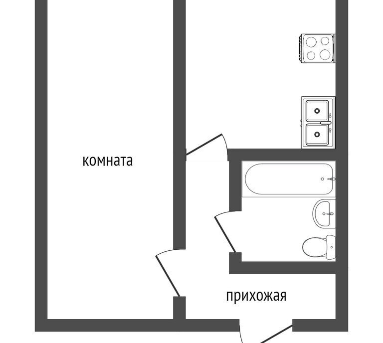 квартира г Сочи микрорайон Бытха Ясногорская улица, 2 фото 19