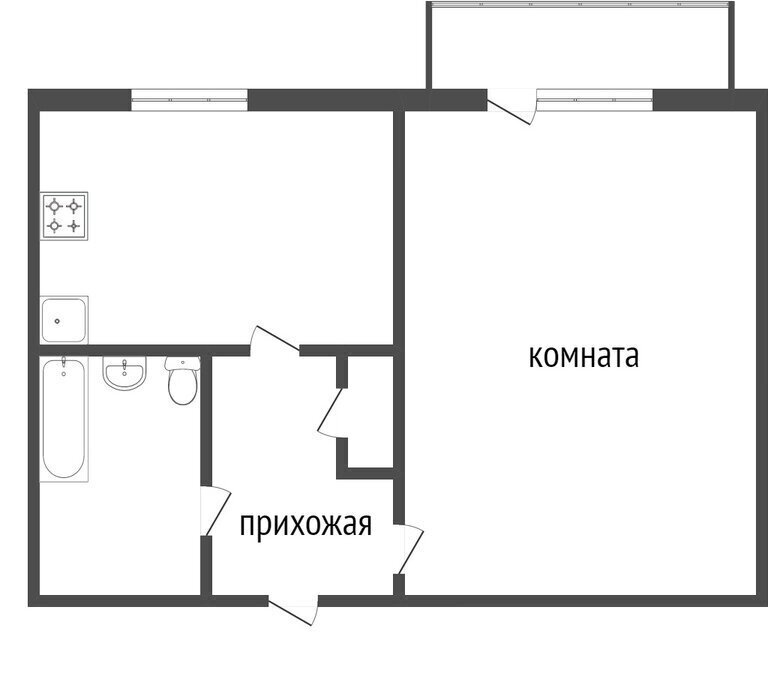 квартира г Улан-Удэ р-н Октябрьский ул Москалева 2 ЖК «Удачный» фото 1