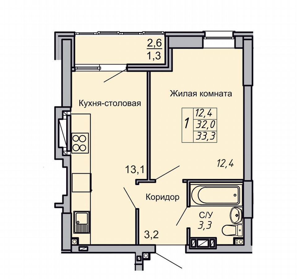 квартира г Волгоград р-н Кировский ул 64-й Армии 2 ЖК «Засекин» фото 1