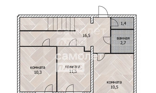 квартира г Уфа р-н Советский ул Комсомольская 21/1 фото 2