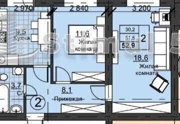 квартира г Оренбург р-н Ленинский ул Николая Ерышева 11 фото 1