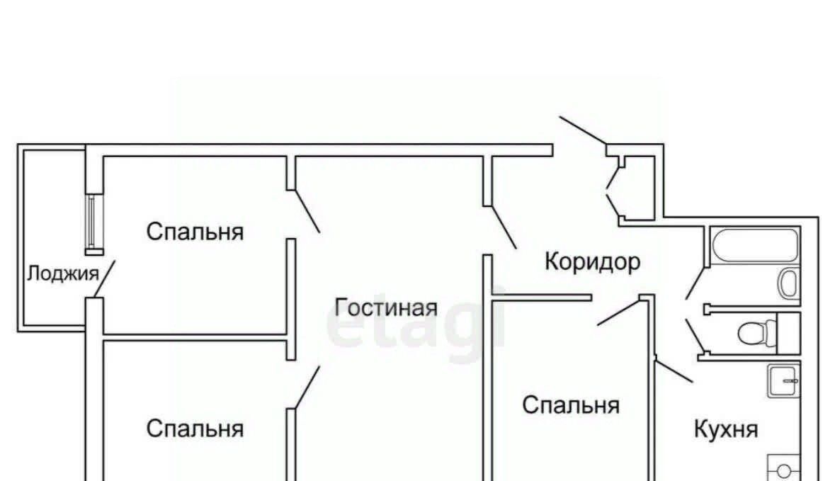 квартира р-н Ленинский рп Ленинский ул Механизаторов 20 пос, Тула городской округ фото 1