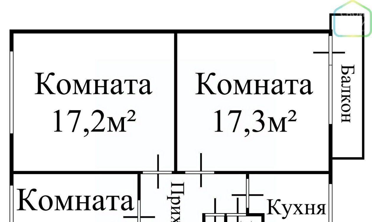 квартира г Рязань р-н Октябрьский Песочня ул Зубковой 4 фото 2