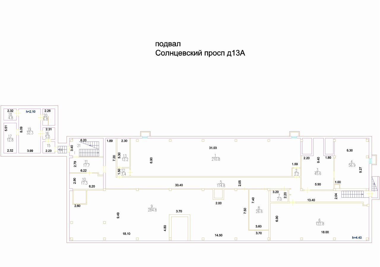 торговое помещение г Москва метро Солнцево пр-кт Солнцевский 13а муниципальный округ Солнцево фото 10