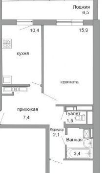 квартира р-н Нижнекамский г Нижнекамск ул Корабельная 49 городское поселение Нижнекамск фото 2