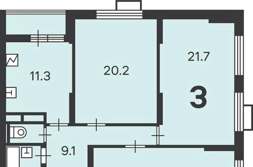 квартира г Москва метро Братиславская ул Люблинская 80к/7 муниципальный округ Люблино фото 4