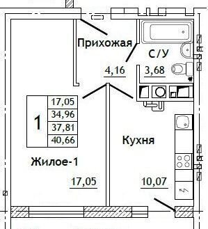 квартира р-н Смоленский д Алтуховка стр. 17, Смоленск фото 1