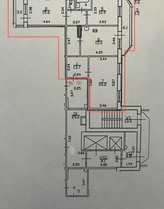 квартира г Санкт-Петербург метро Удельная ул Вербная 20/2 округ Коломяги фото 23