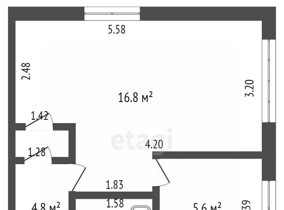 квартира г Чита р-н Черновский ул Космонавтов 3 КСК фото 15